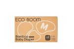 ECO BOOM Diapers, Baby Bamboo Viscose Diapers, Eco-Friendly Natural Soft Disposable Nappies for Infant, Size 5 Suitable for 26lb+ (X-Large - 28 Count)